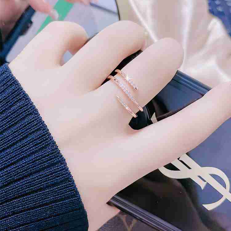 Buy Gold Rings for Women by Fashion Frill Online