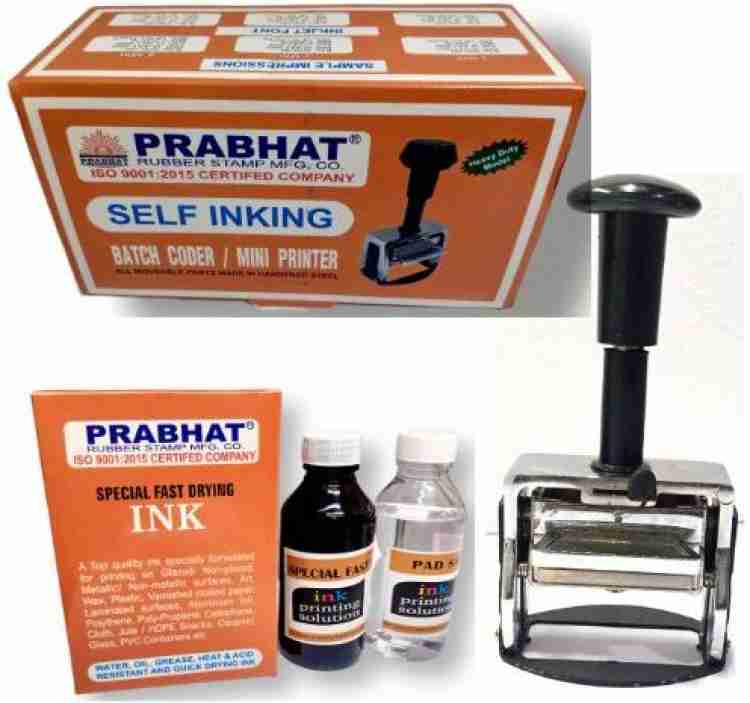 Prabhat Batch coding Machine Label Stamping Machine Manual