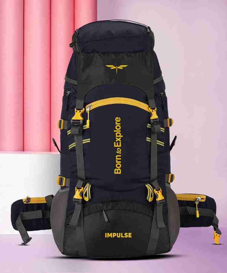 IMPULSE Rucksack bag travel bag for men tourist bag backpack for hiking trekking camping Rucksack 60 L Blue Price in India Flipkart