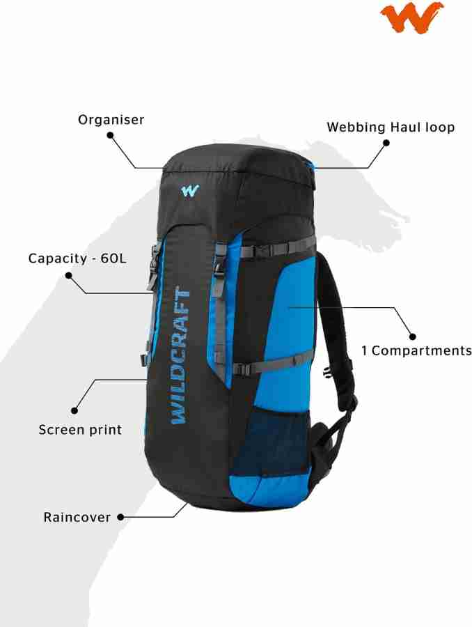 Wildcraft rucksack sale 60l