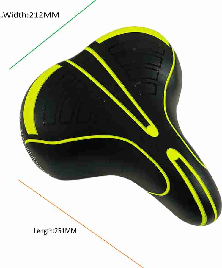 Wide mtb saddle clearance