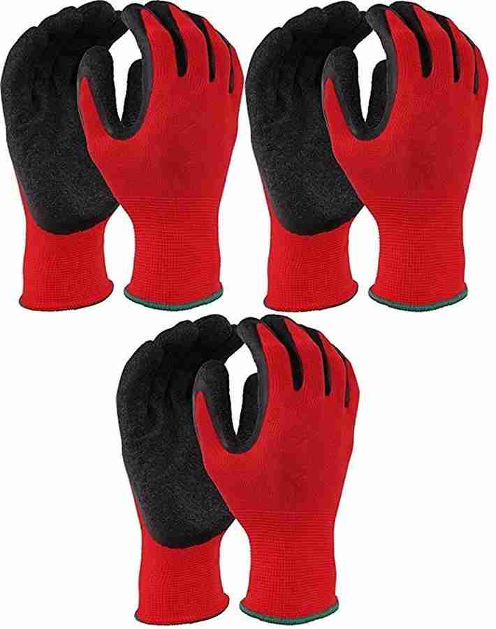 RBGIIT Latex Coated Firm Grip Industrial Safety Work Cut Resistant