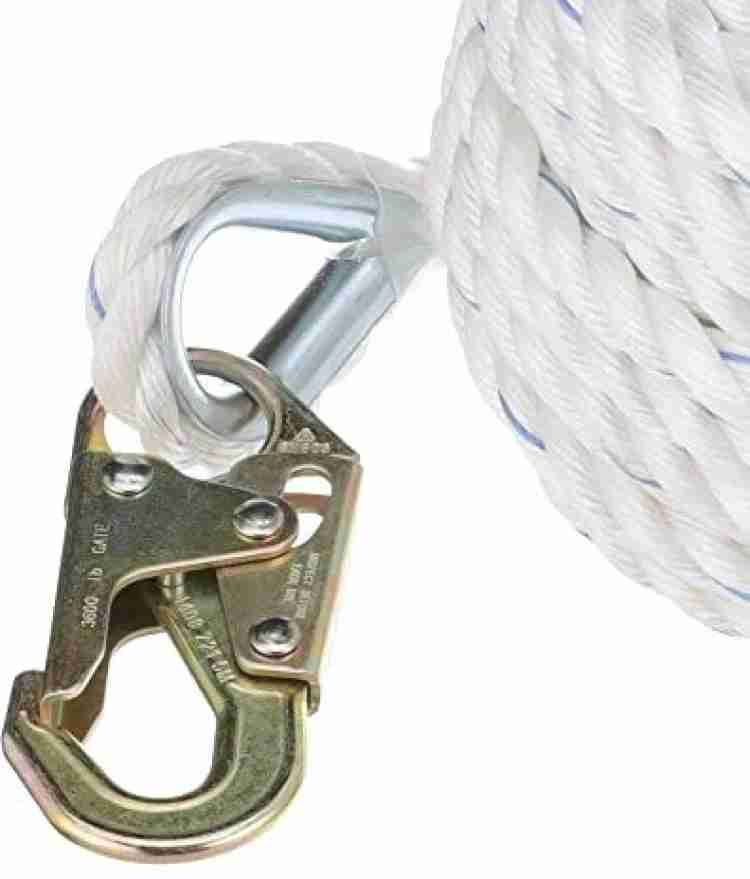 Peakworks Fall Protection Safety Lifeline Rope Grab 100 Ft Vertical Cable  Galvanized White - Buy Peakworks Fall Protection Safety Lifeline Rope Grab  100 Ft Vertical Cable Galvanized White Online at Best Prices