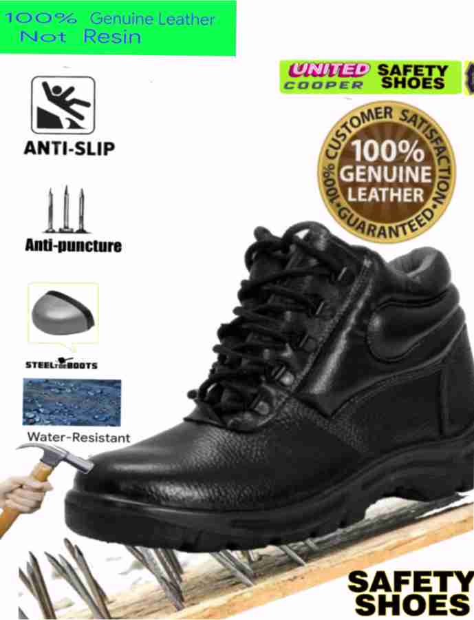 UNITED COOPER Steel Toe Leather Safety Shoe