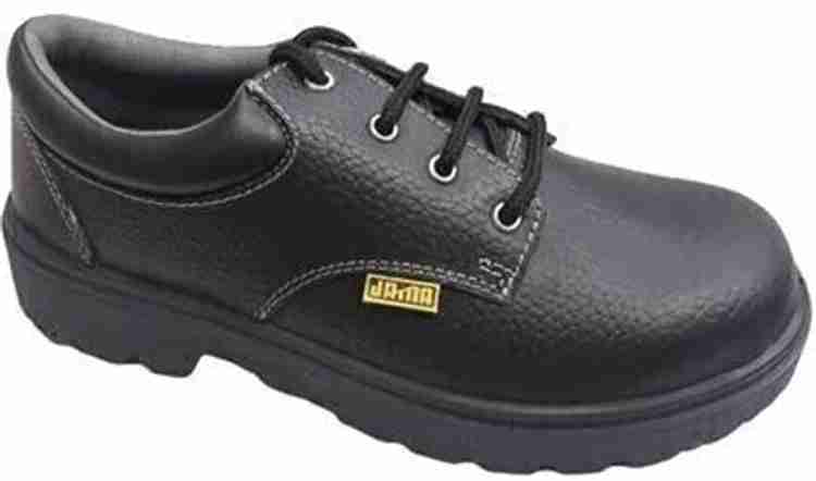 Black steel shoes price discount