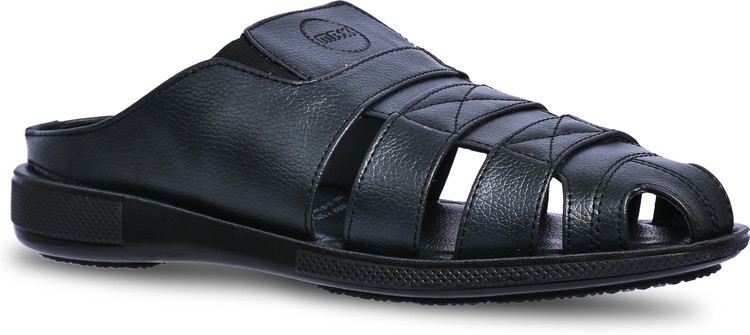 paragon max men's black sandals
