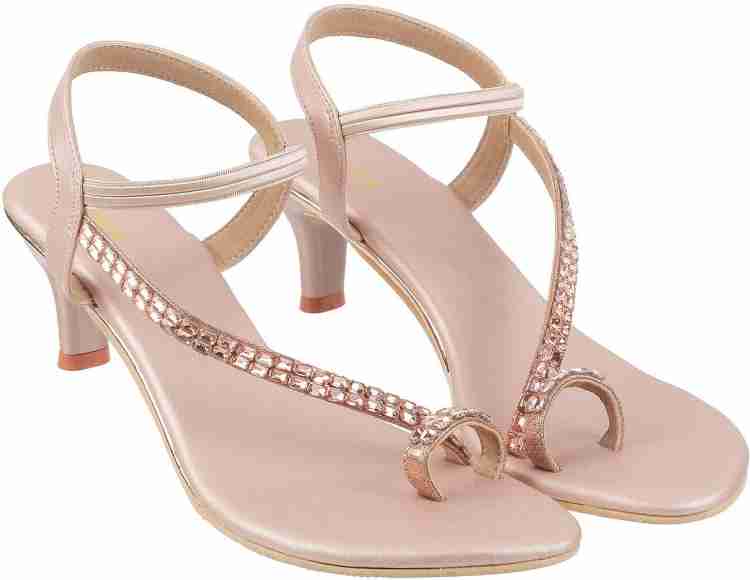 MOCHI Women Pink Heels - Buy MOCHI Women Pink Heels Online at Best