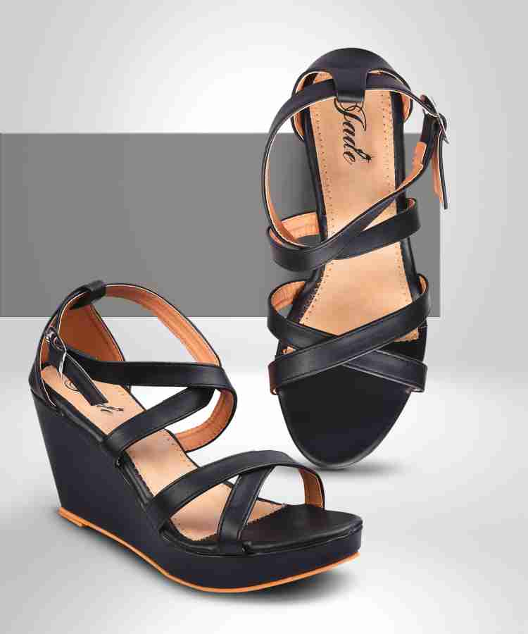 Best deals black wedges