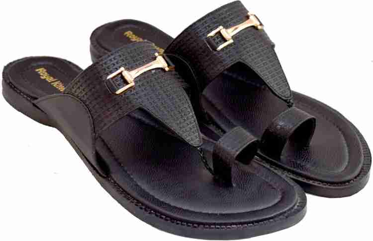 Kolhapuri chappal gents black deals