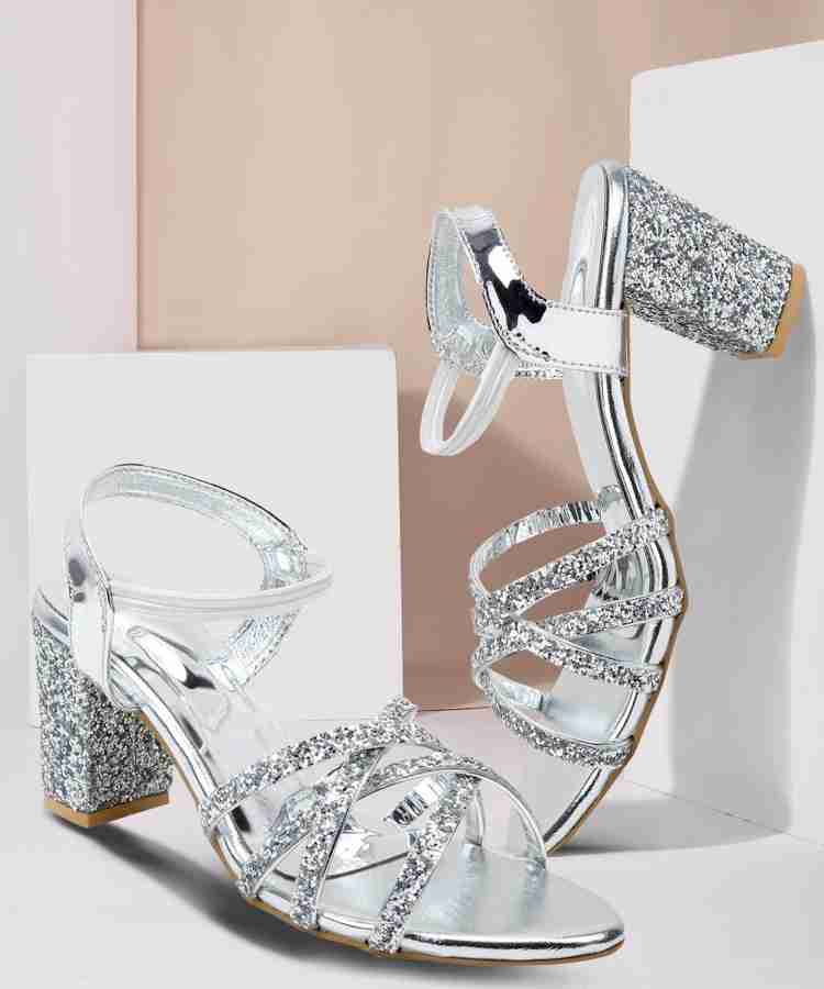 Buy silver heels online best sale