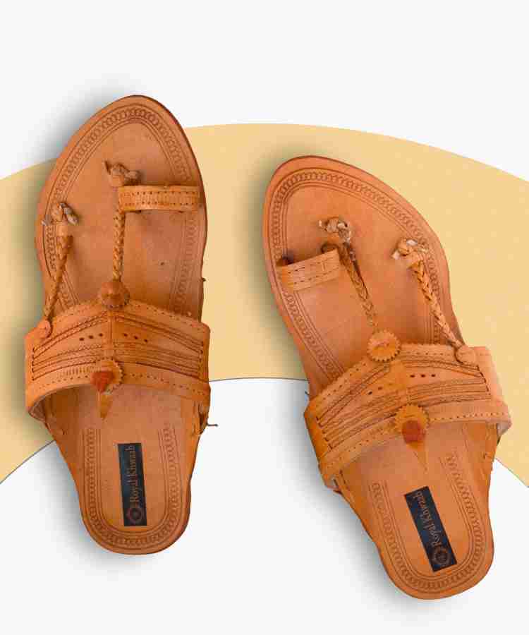 Kolhapuri best sale chappal leather