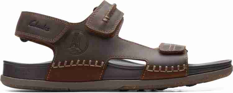 CLARKS Men Brown Sandals Buy CLARKS Men Brown Sandals Online at