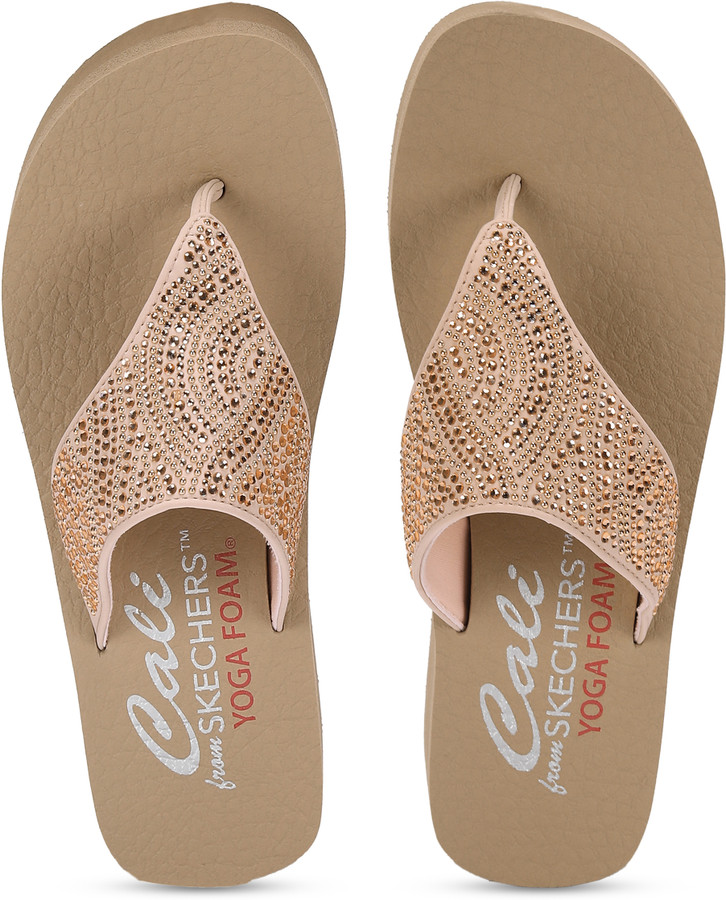 skechers yoga foam rose gold