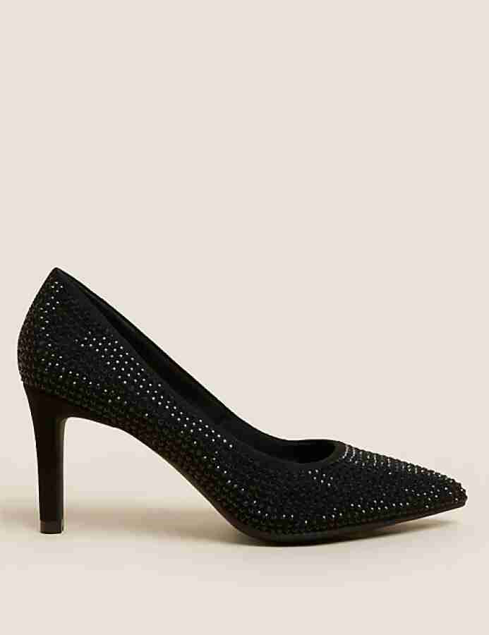 Marks and spencer black heels on sale