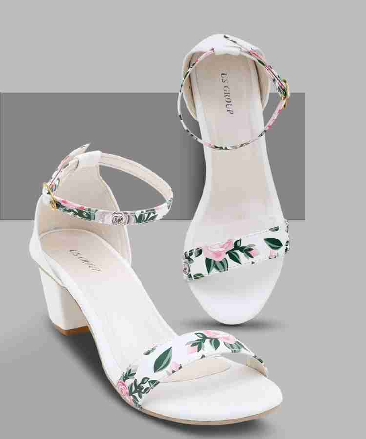 Womens off deals white heels