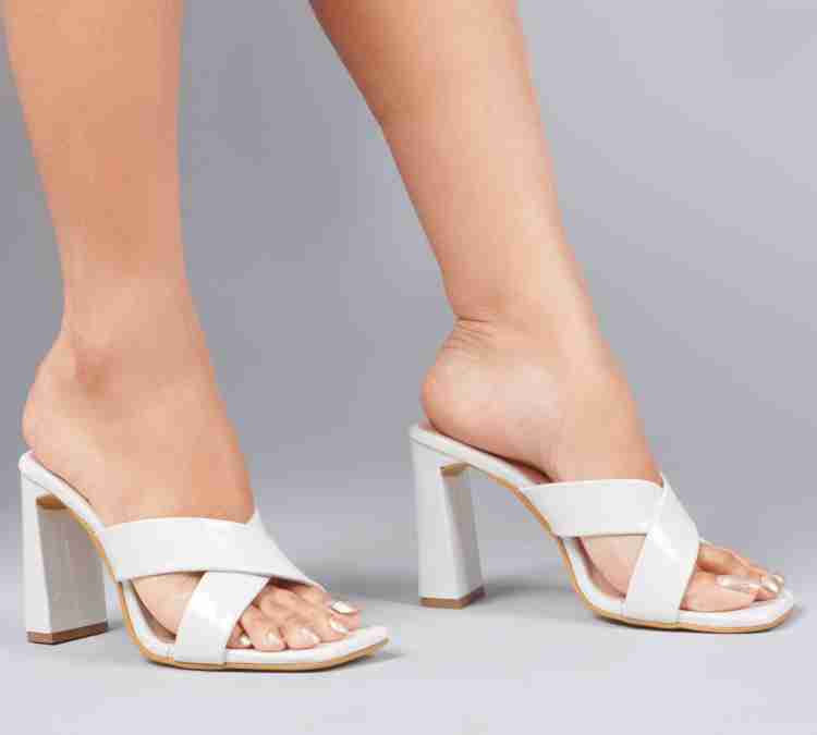 Slip on high online heel mules