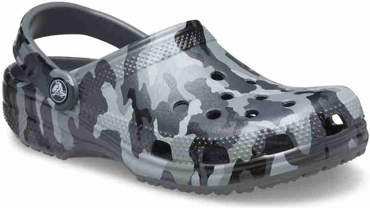 Mens fur lined camo crocs hotsell