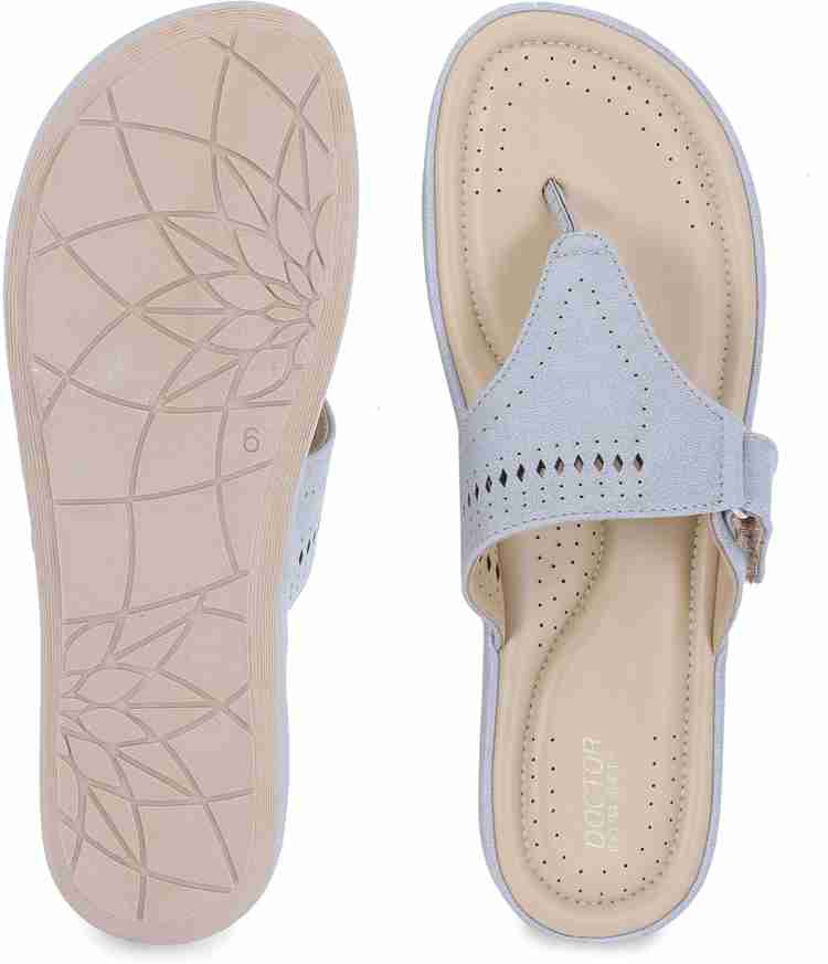 DOCTOR EXTRA SOFT Flat Memory Foam Slippers FlipFlops Comfortable