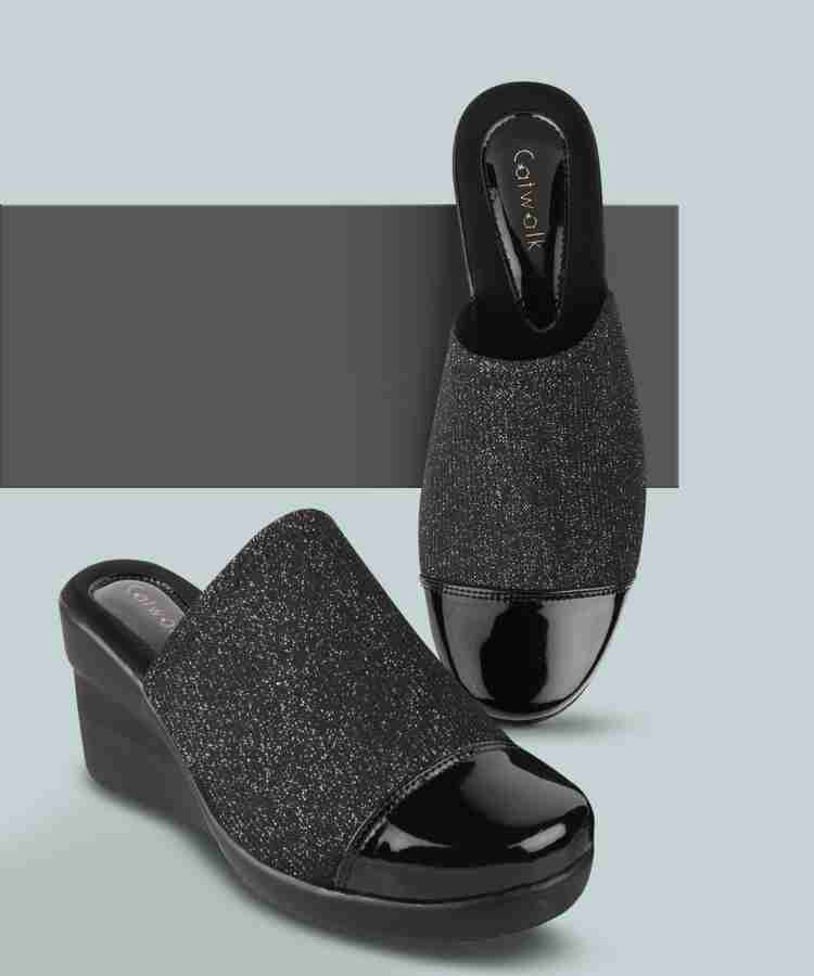 Catwalk Women Black Heels