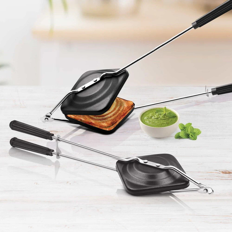 Electric Sandwich Gas Stove Sandwich Maker Non Stick Gas Toaster