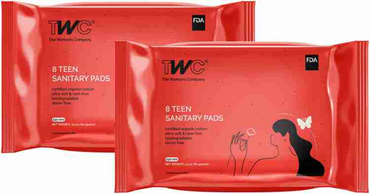 Buy The Woman's Company Teenage Sanitary Pads for Girls Organic