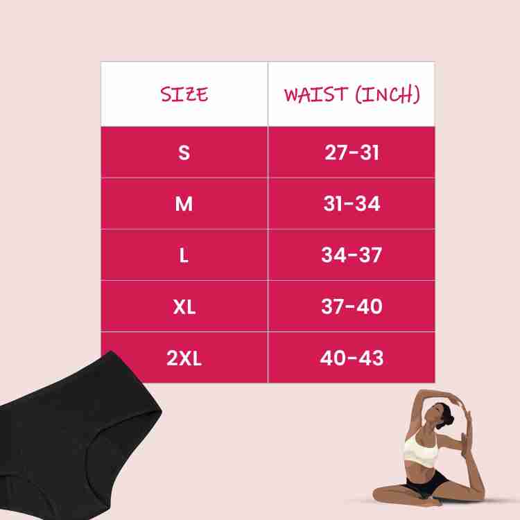 Buy Azah Reusable & Odour-Free Period Panties For Women - Size Small Online  at Best Price of Rs 699 - bigbasket
