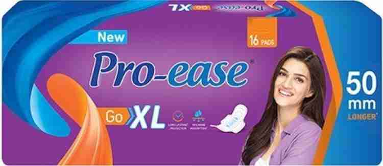 Buy Pro-ease Sanitary Pads - Go XL Pads, 3X Absorption, Odour