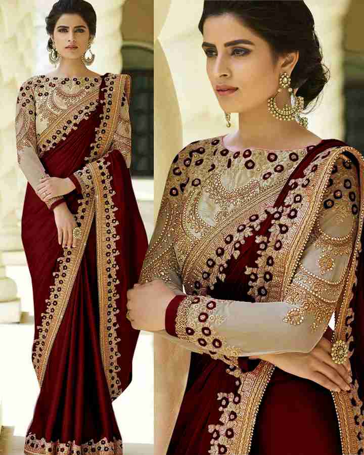 Fancy designer saree flipkart new arrivals