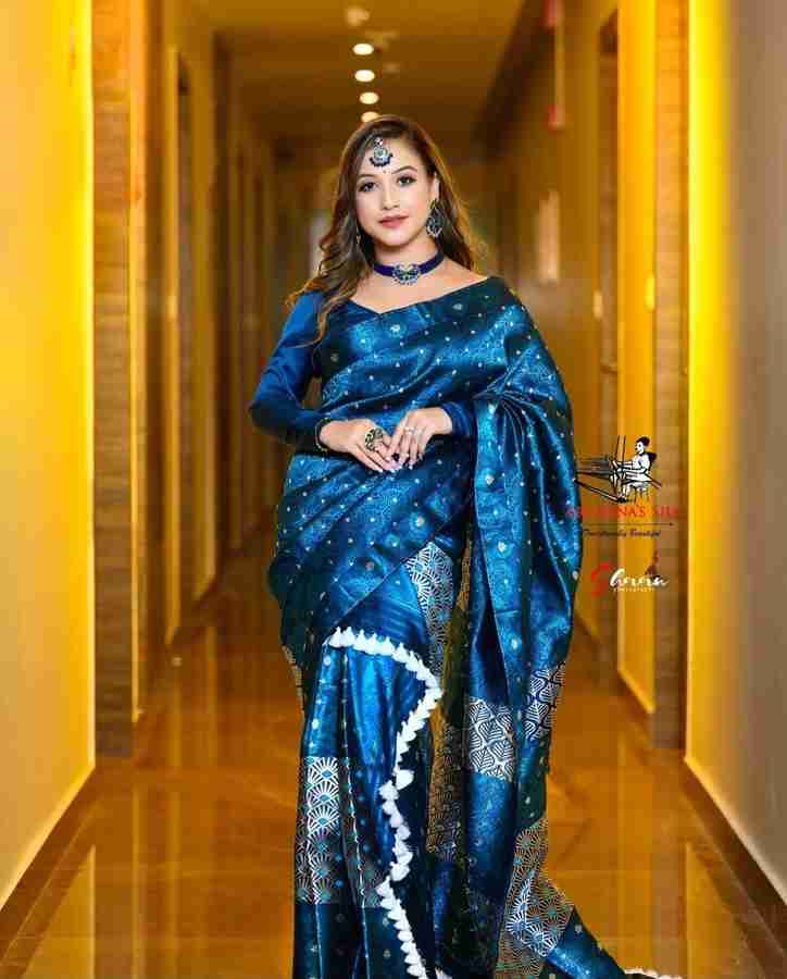 Silk mekhela chador online sale
