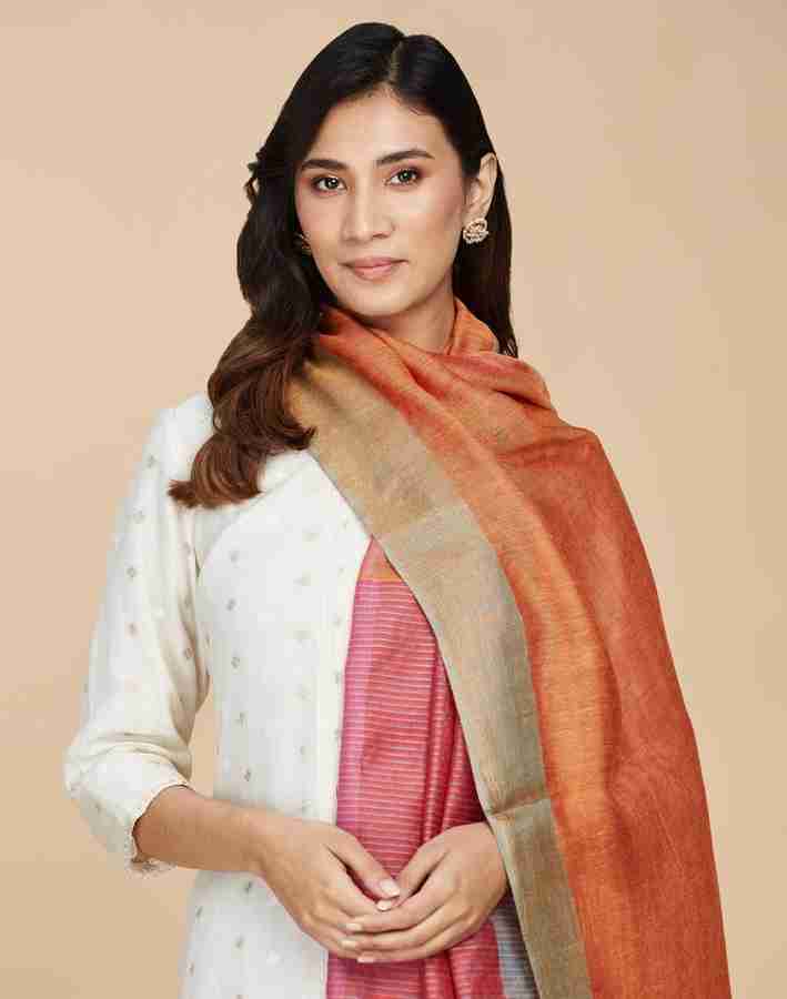 Fabindia Woven Silk Women Stole Buy Fabindia Woven Silk Women Stole Online at Best Prices in India Flipkart