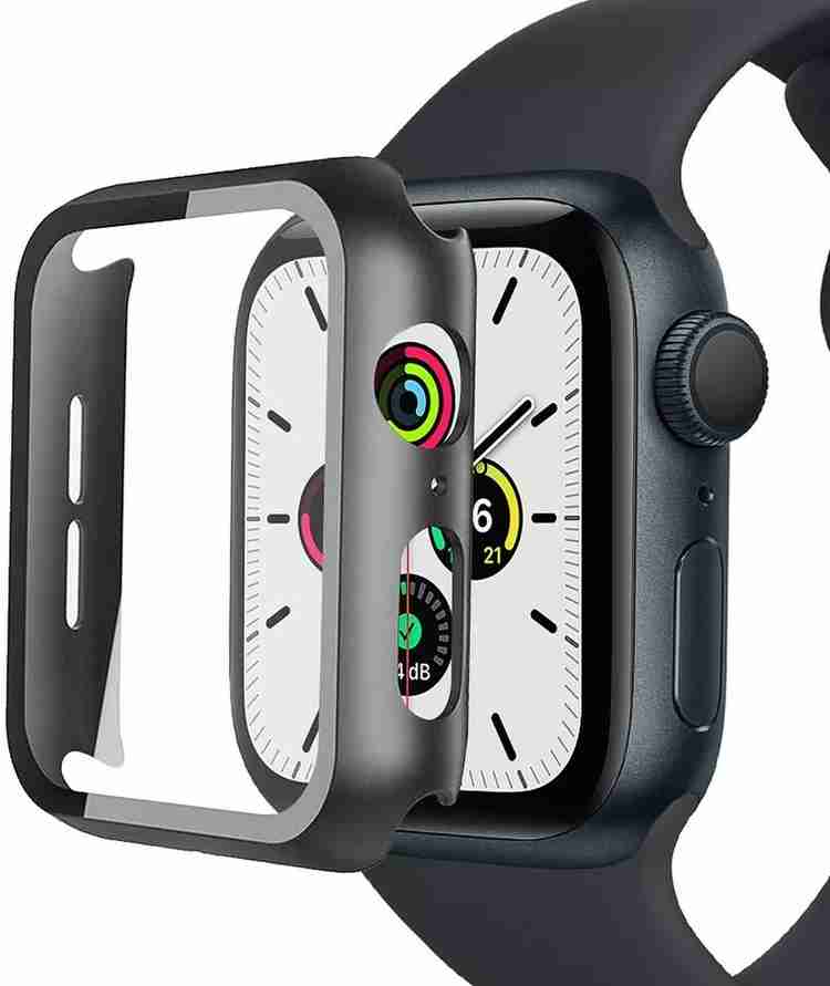 BEZEL WRIST Edge To Edge Screen Guard for Smart Watch Screen Guard Case Cover for Apple Watch Series 4 5 6 44mm Screen protector for Apple Watch Series 4 5 6