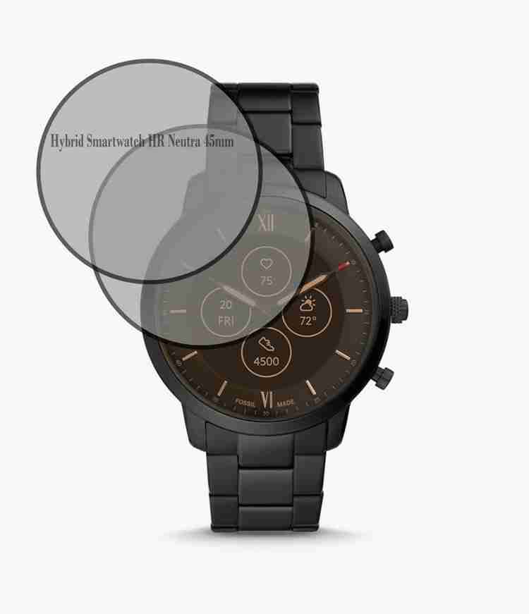 RapTag Edge To Edge Screen Guard for KWF Fossil Hybrid Smartwatch Hr Neutra 45mm 9H RapTag Flipkart
