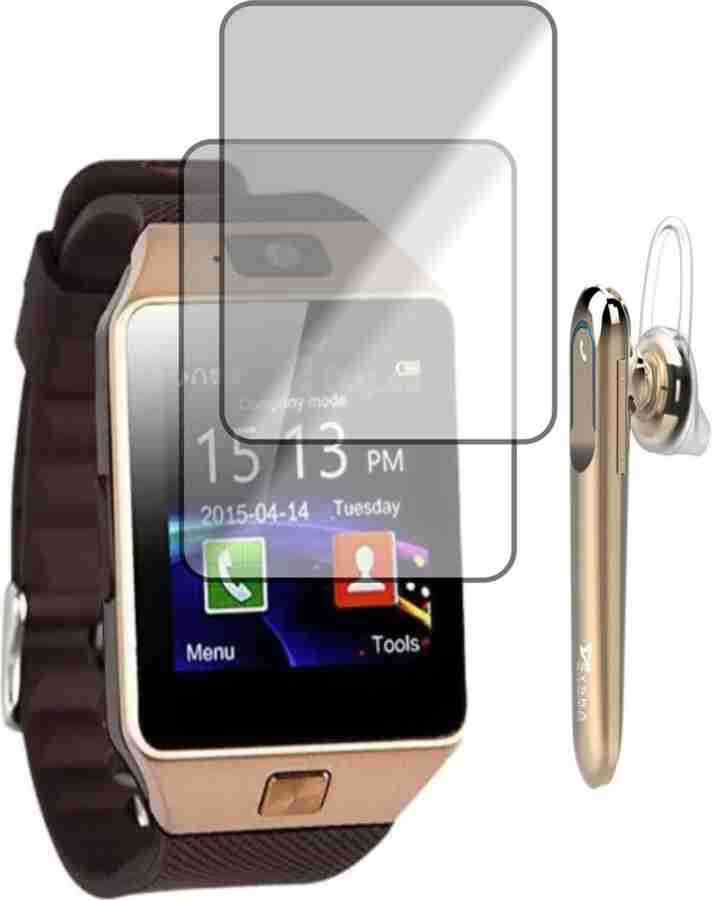 Lamror Edge To Edge Tempered Glass for ALONZO DZ09 Bluetooth Headset With Touch Smartwatch 1.0208 Lamror Flipkart