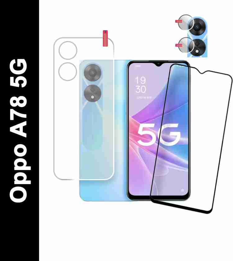 Gorilion Screen Protector for [ Oppo A78 5G ] [Tempered Glass