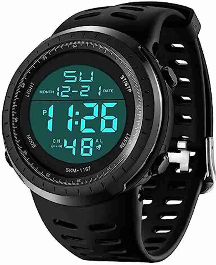 Digital sports watch waterproof hotsell