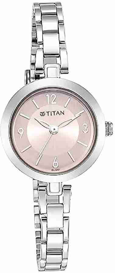 Titan pink dial watch cheap