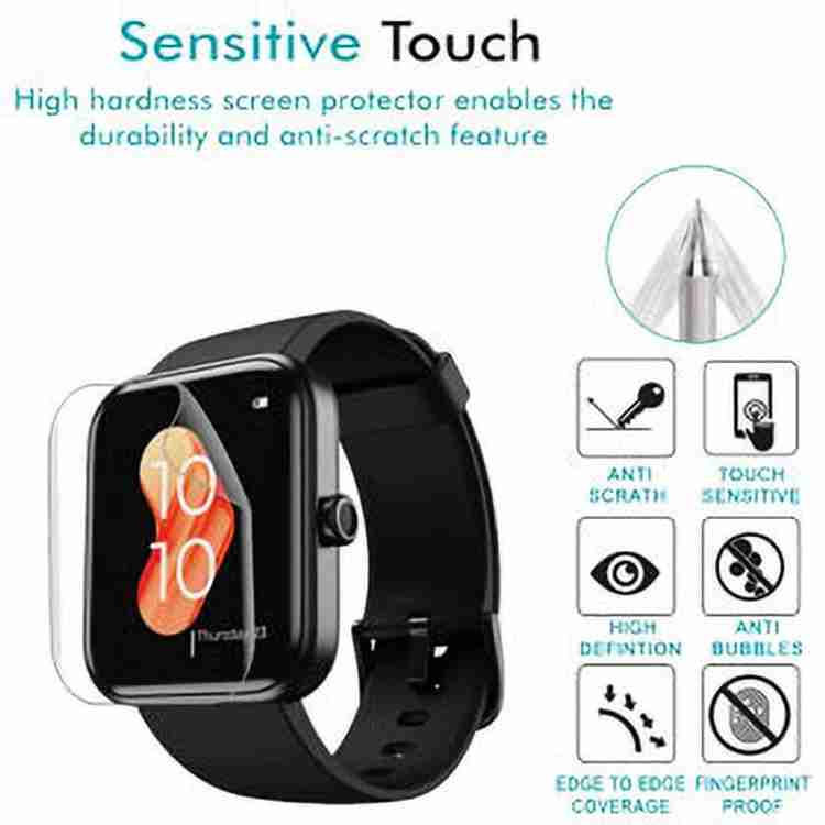 MUTAALI Tempered Glass Guard for Corseca Fittex Pro smartwatch