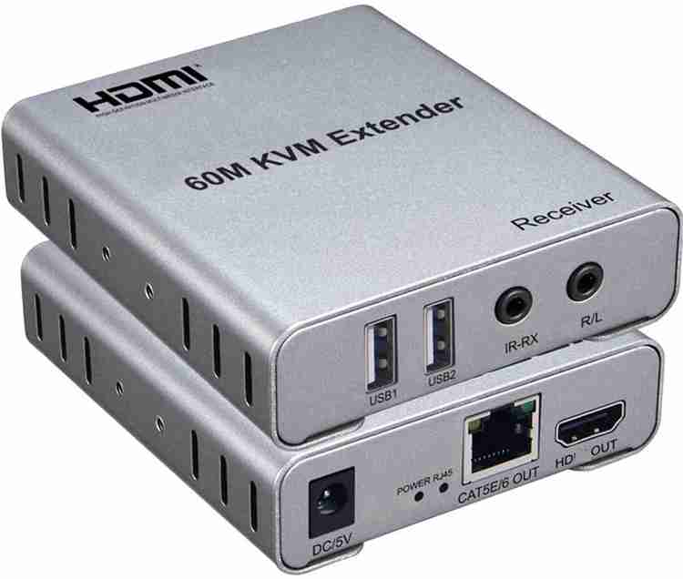 Dye HDMI 60m KVM Extender 1080P 60Hz USB Extender Media Streaming Device Dye Flipkart