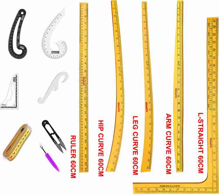 Kitoarts Wooden Tailoring Scales Curves Scale for Tailoring With