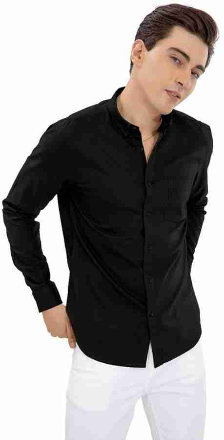 Next Generation Fashion Men Solid Casual Black Shirt Buy Next Generation Fashion Men Solid Casual Black Shirt Online at Best Prices in India Flipkart
