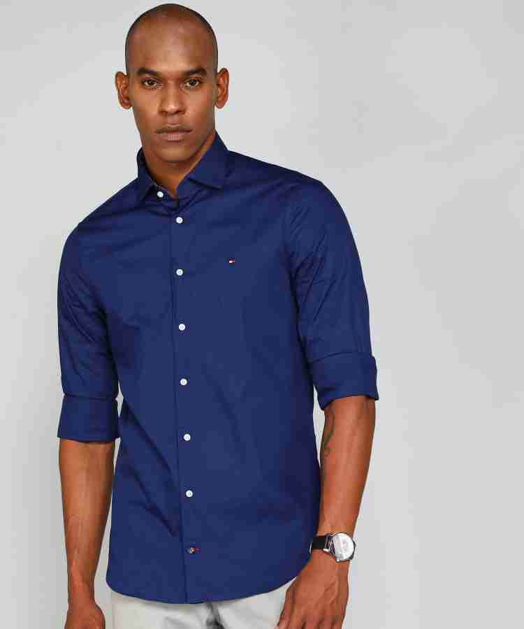 Tommy blue shop shirt