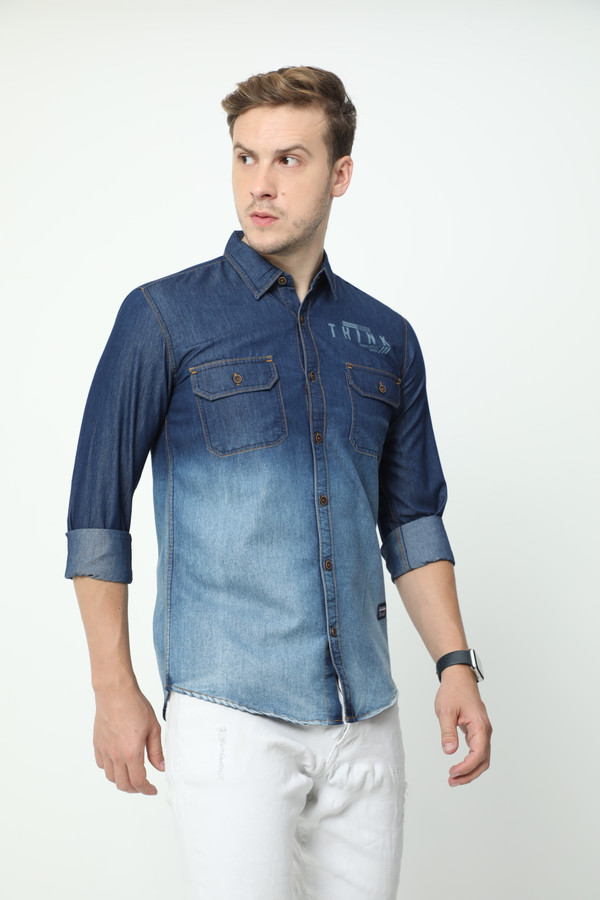 mens xl denim shirt