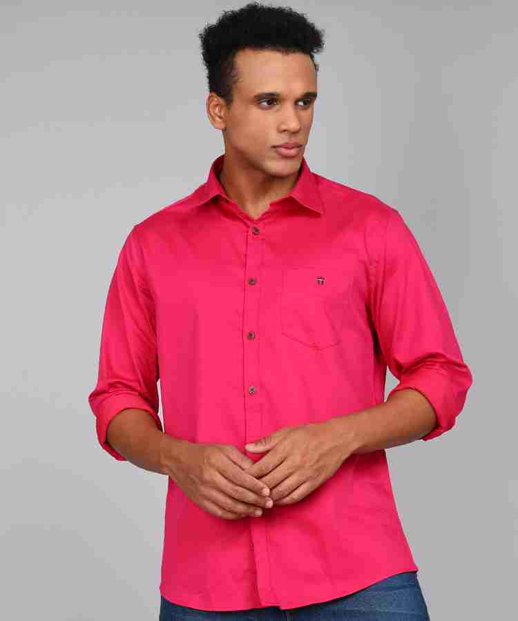 Louis Philippe Sport Men Solid Casual Purple Shirt Buy Louis