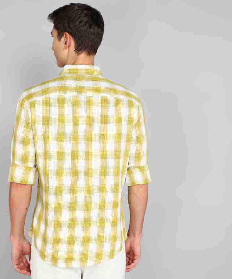 LEVI S Men Checkered Casual Yellow Shirt Buy LEVI S Men Checkered Casual Yellow Shirt Online at Best Prices in India Flipkart