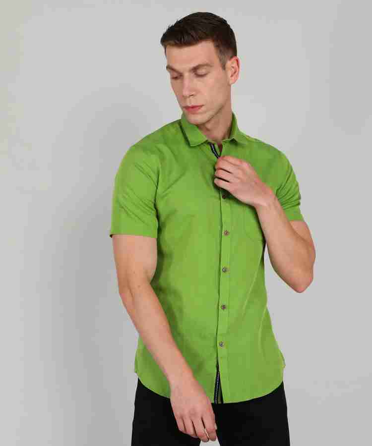 Van heusen green hotsell shirt
