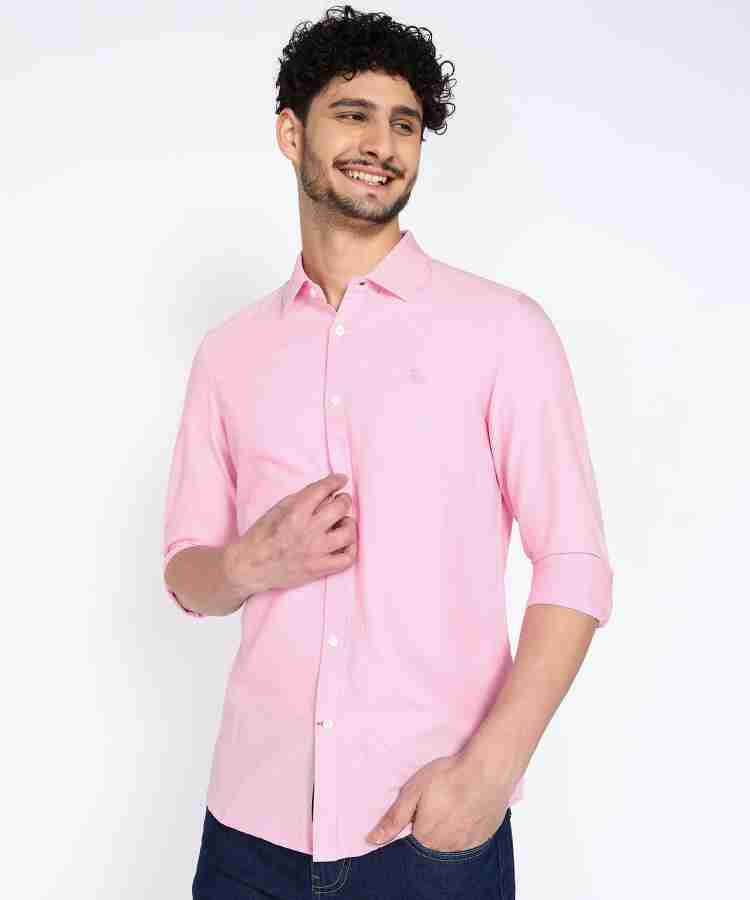 BEING HUMAN Men Solid Casual Pink Shirt Buy BEING HUMAN Men Solid Casual Pink Shirt Online at Best Prices in India Flipkart