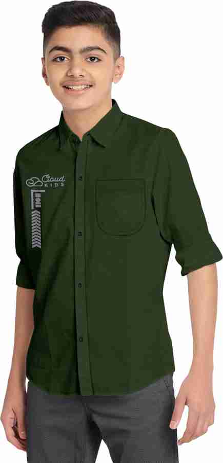 dark green shirt for boys