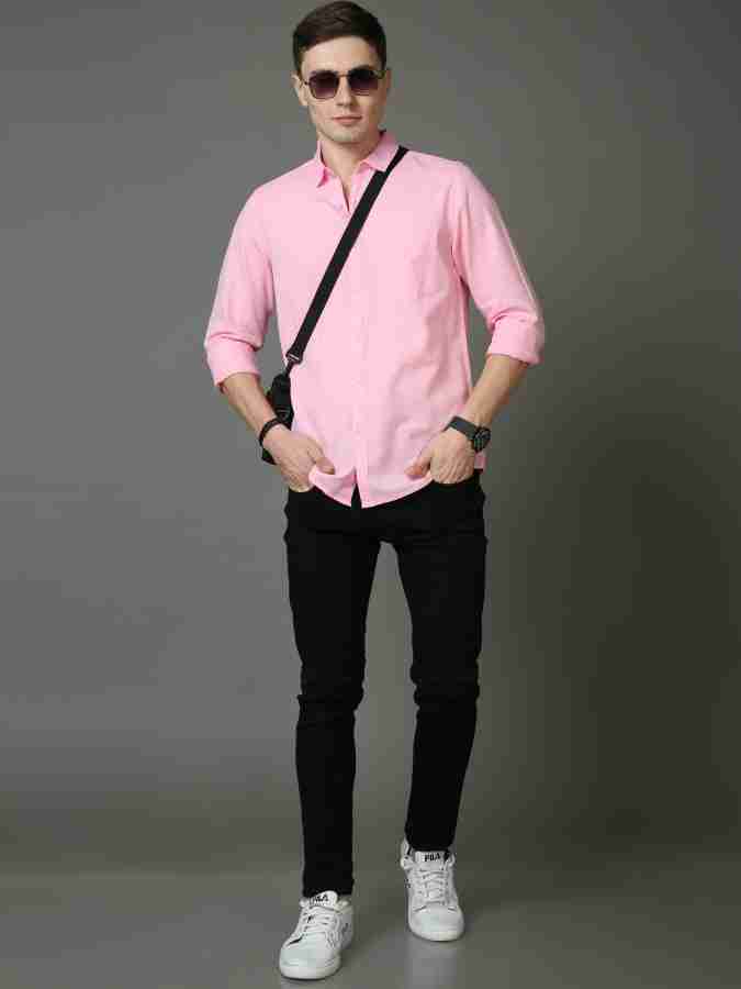 Street king Men Solid Casual Pink Shirt Buy Street king Men Solid Casual Pink Shirt Online at Best Prices in India Flipkart