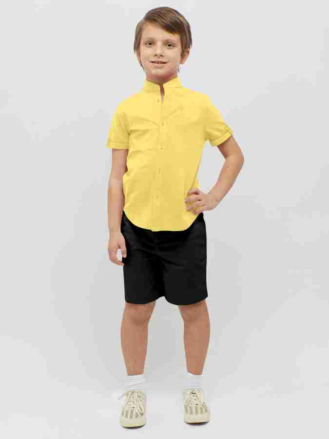 DYNAMIC Boys Solid Casual Yellow Shirt Buy DYNAMIC Boys Solid Casual Yellow Shirt Online at Best Prices in India Flipkart