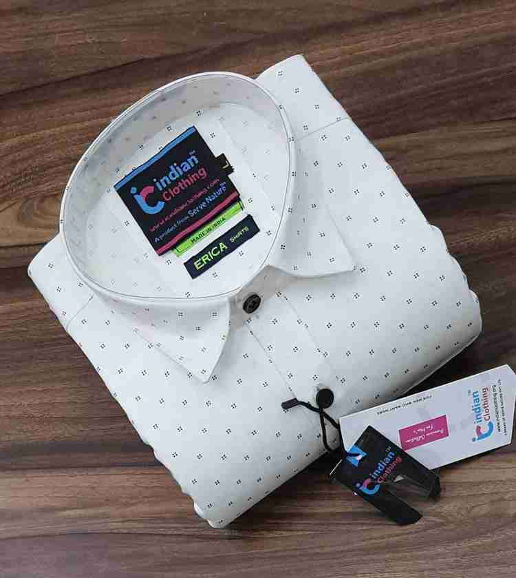 INDIAN CLOTHING Men Printed Formal White Shirt Buy INDIAN CLOTHING Men Printed Formal White Shirt Online at Best Prices in India Flipkart